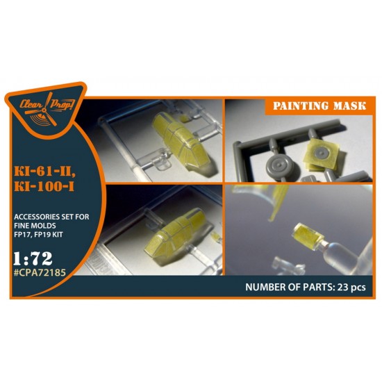 1/72 Ki-61-II, Ki-100-I Painting Mask for Finemolds FP17/FP19
