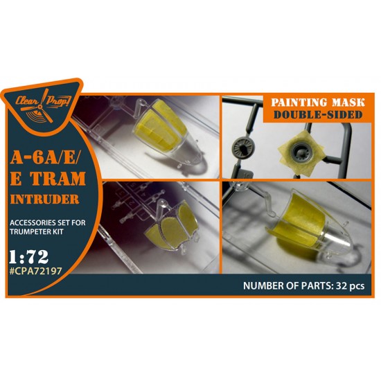 1/72 A-6A/E/E Tram Intruder Double-sided Painting Masks for Trumpeter kit