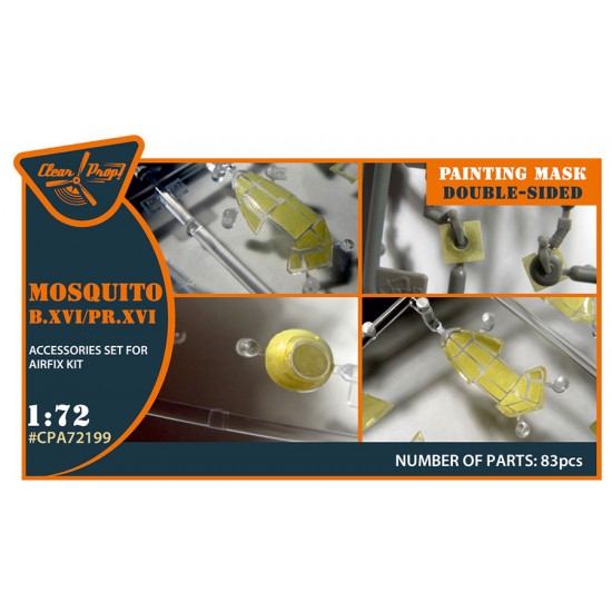 1/72 Mosquito B.XVI/PRXVI Double-sided Painting Masks for Airfix kit