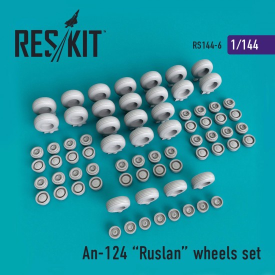 1/144 Antonov An-124 Ruslan Wheels set for Revell kits