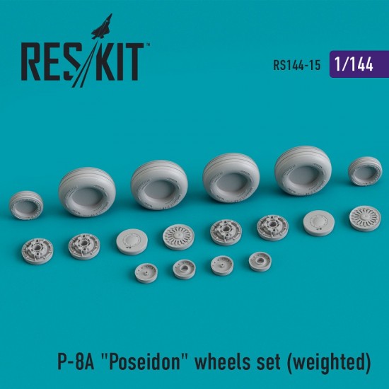 1/144 Boeing P-8A "Poseidon" Wheels set (weighted)