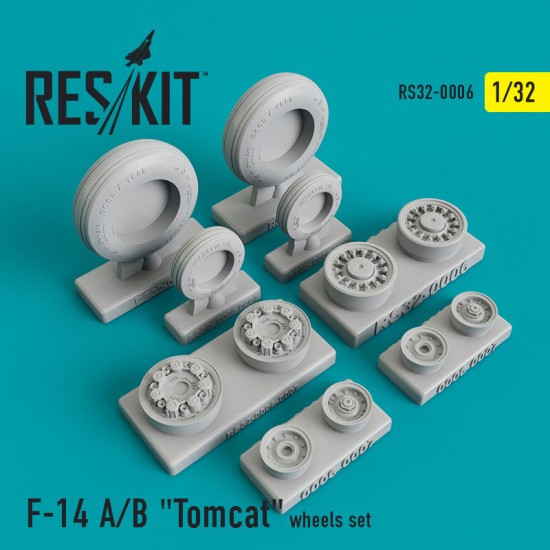 1/32 Grumman F-14 A/B "Tomcat" Wheels for Revell/Tamiya/Trumpeter kits