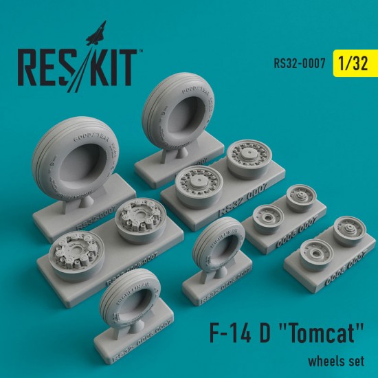 1/32 Grumman F-14 D "Tomcat" Wheels for Trumpeter kits