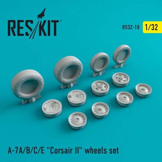 1/32 LTV A-7 "Corsair II" A/B/C/E Wheels set for Trumpeter kits
