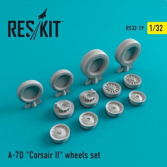 1/32 LTV A-7 "Corsair II" D Wheels set for Trumpeter kits