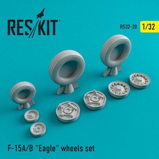 1/32 McDonnell Douglas F-15 A/B "Eagle" Wheels set for Revell kits
