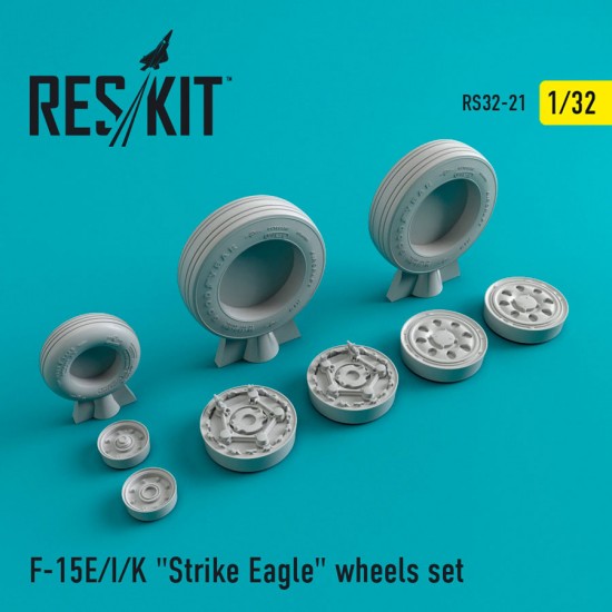 1/32 McDonnell Douglas F-15 E/I/K "Strike Eagle" Wheels set for Tamiya/Revell kits