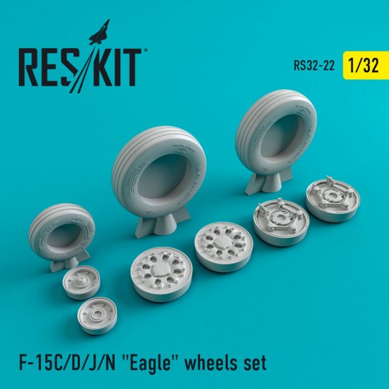 1/32 McDonnell Douglas F-15 C/D/J/N "Eagle" Wheels set for Tamiya/Revell kits