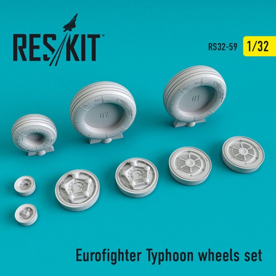 1/32 Eurofighter Typhoon Wheels set for Trumpeter/Revell kits