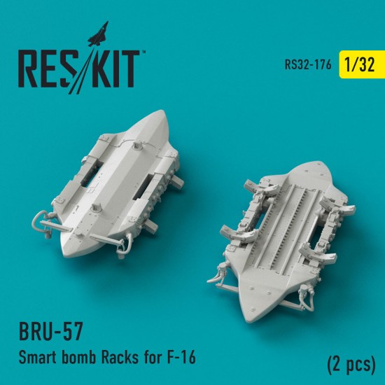 1/32 F-16 BRU-57 Smart Bomb Racks (2pcs) for AFV Club/Academy/Hasegawa/Revell/Tamiya