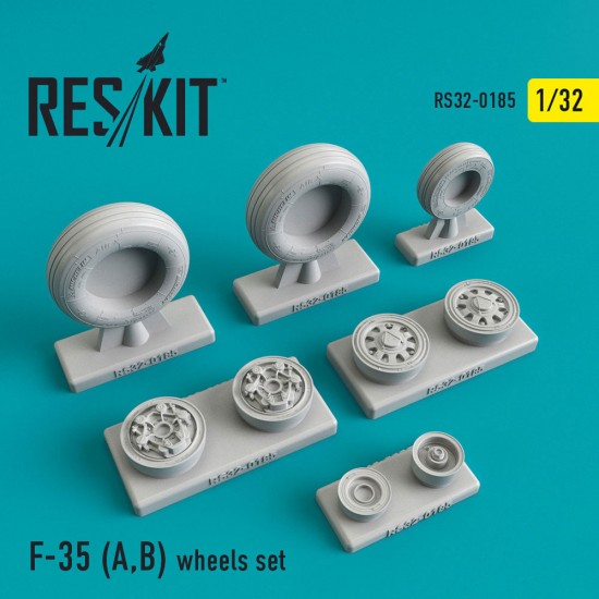 1/32 F-35 A/B Wheels set for Academy/Italeri kits