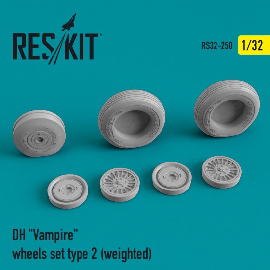 1/32 DH Vampire Wheels set Type 2 (weighted)