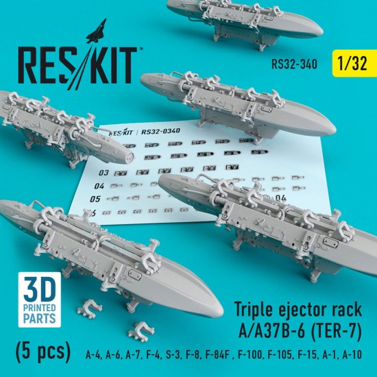 1/32 Triple Ejector Rack A/A37B-6 (TER-7) (5pcs)