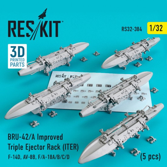 1/32 BRU-42/A Improved Triple Ejector Rack (Iter) (5pcs)