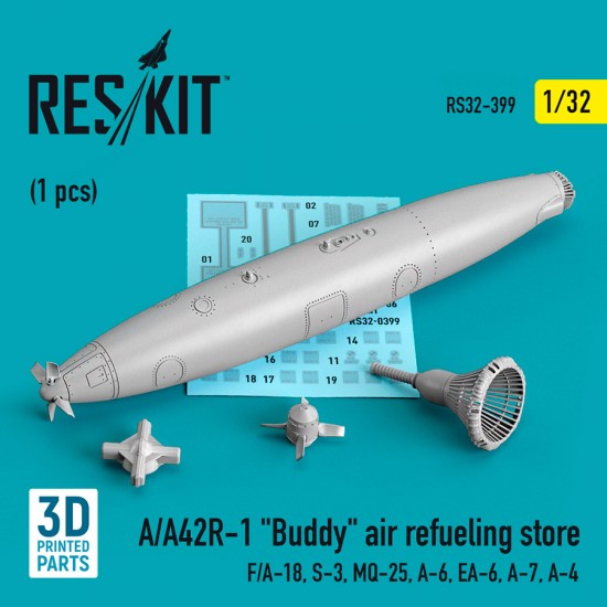 1/32 A/A42R-1 Buddy Air Refueling Store (1pc) for F/A-18, S-3, MQ-25, A-6, EA-6, A-7, A-4