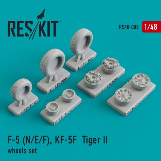 1/48 Northrop F-5 (F/N), KF-5F "Tiger II" Wheels for AFV Club/Revell/Monogram kits