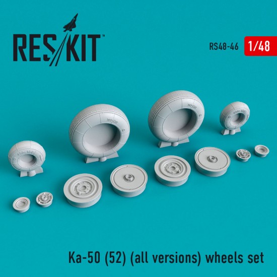 1/48 Ka-50 (52) (all versions) Wheels for Revell/Italeri kits