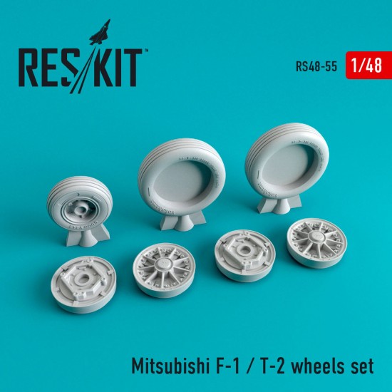 1/48 Mitsubishi F-1/T-2 Wheels for Hasegawa kits
