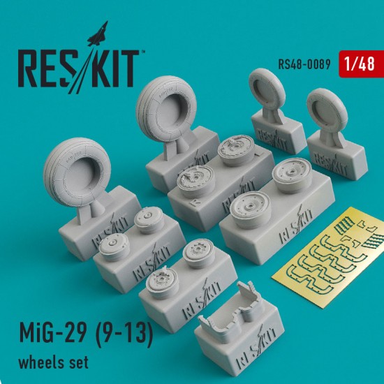 1/48 Mikoyan MiG-29 (9-13) Wheels set for G.W.H kits