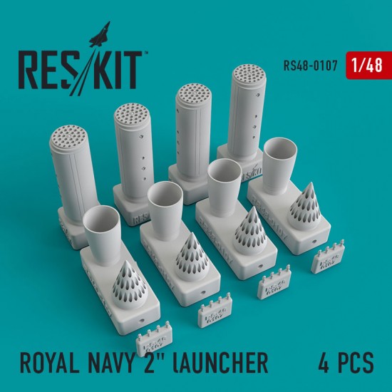 1/48 Royal Navy 2" Launcher (4pcs)