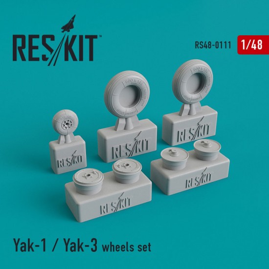 1/48 Yak-1/Yak-3 Wheels Set for Zvezda/ICM/Model Svit/Eduard kits