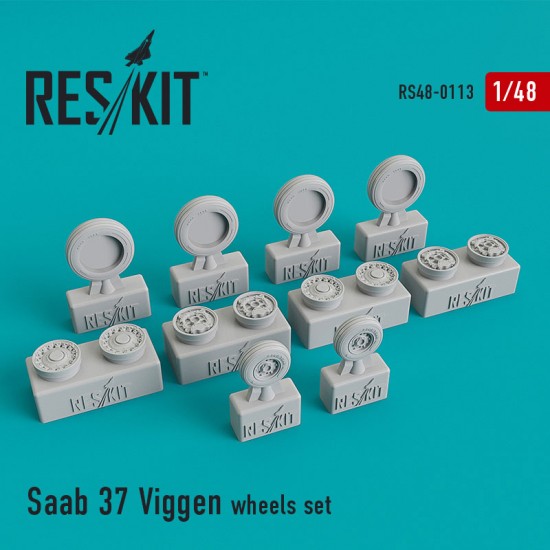 1/48 Saab 37 Viggen Wheels Set for Tarnagus/Special Hobby kits
