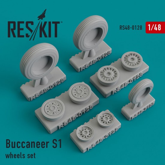 1/48 Buccaneer S1 Wheels set for Airfix kits