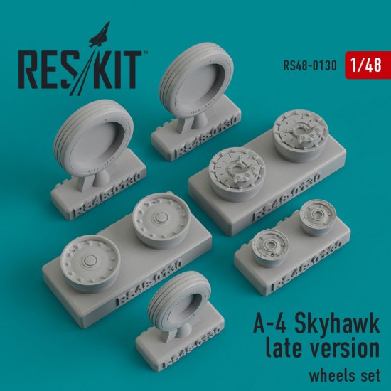 1/48 A-4 Skyhawk Late Wheels for Hasegawa/HobbyBoss/Esci/Fujimi/Italeri/Monogram