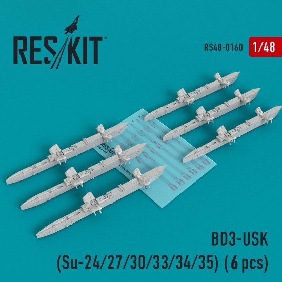 1/48 Su-24/27/30/33/34/35 BDZ-USK Racks (6 pcs)