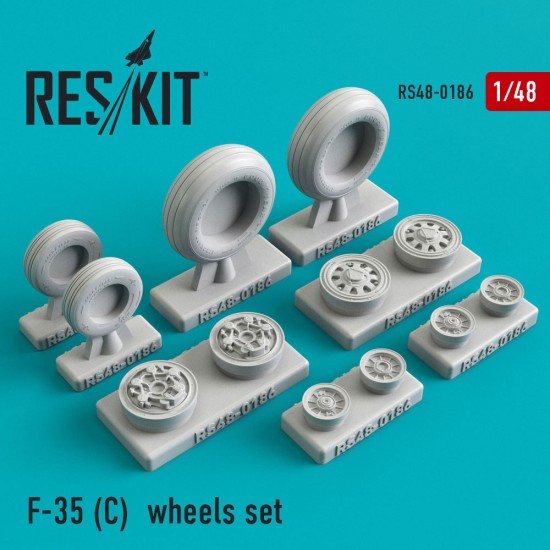 1/48 F-35 C Wheels set for Kitty Hawk kits