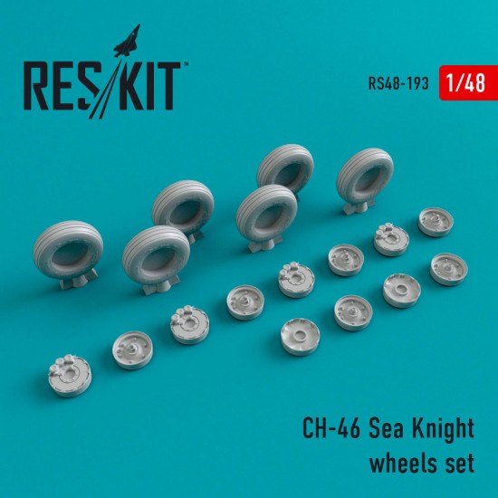 1/48 Boeing Vertol CH-46 Sea Knight Wheels Set for Academy kits