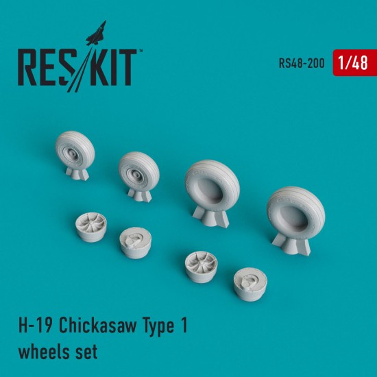 1/48 Sikorsky H-19 Chickasaw Type 1 Wheels set for Revell kits
