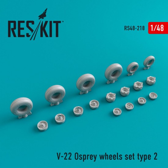 1/48 Bell Boeing V-22 Osprey Type 2 Wheels Set for HobbyBoss/Italeri/Testors  kits