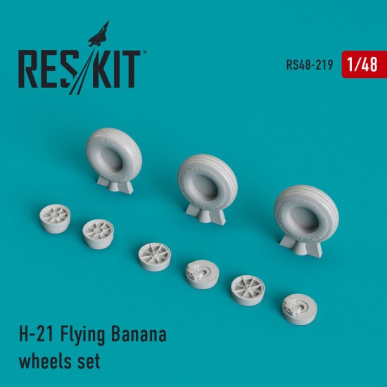 1/48 Piasecki H-21 Flying Banana Wheels set for Italeri kits