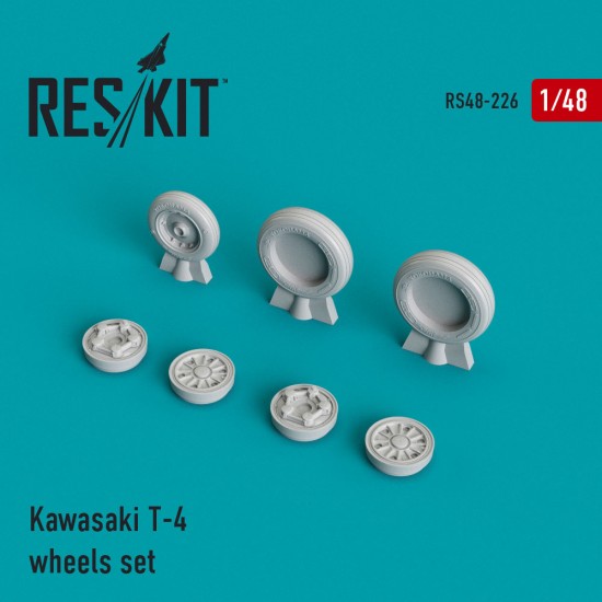 1/48 Kawasaki T-4 Wheels set for Hasegawa/HobbyBoss kits