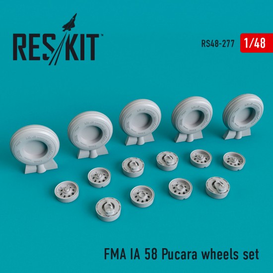 1/48 FMA IA 58 Pucara Wheels set for Kinetic kits