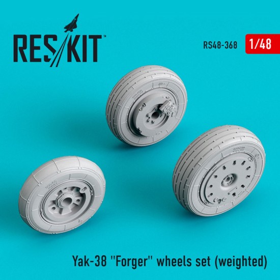 1/48 Yakovlev Yak-38 Forger Wheels Set (Weighted)