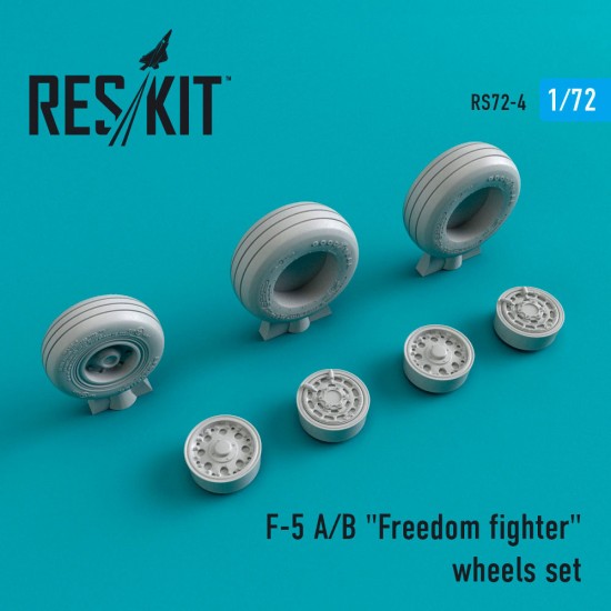 1/72 Northrop F-5 A/B Freedom Fighter Wheels for Italeri/Airfix/Hasegawa/Revell kits