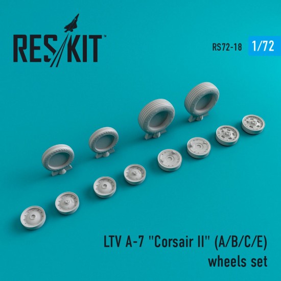 1/72 LTV A-7 "Corsair II" (A/B/C/E) Wheels for Hobby Boss/Fujimi kits