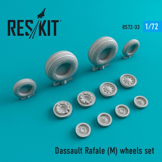 1/72 Dassault Rafale (M) Wheels for Italeri/Hobby Boss/Revell kits