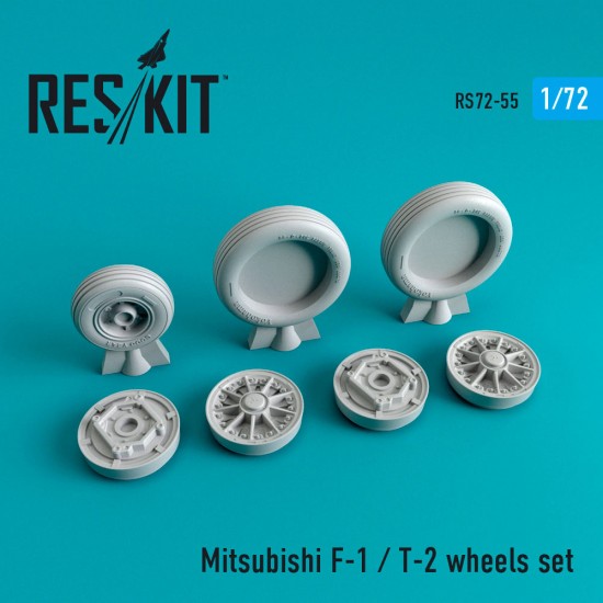1/72 Mitsubishi F-1/T-2 Wheels for Platz/Hasegawa kits