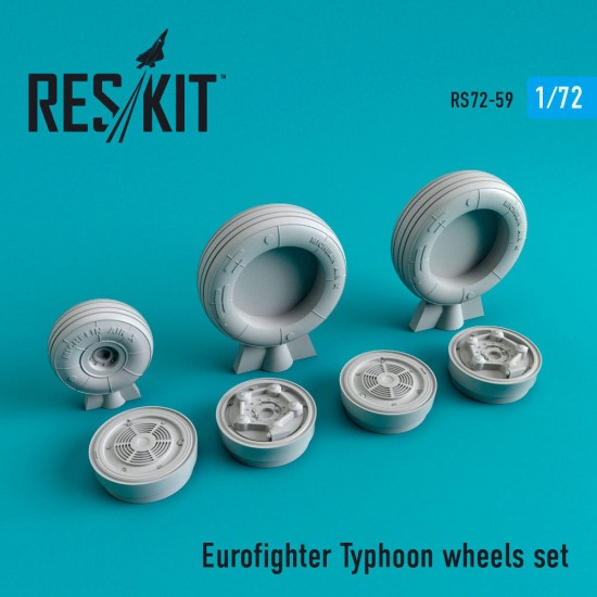 1/72 Eurofighter Typhoon Wheels for Hasegawa/Italeri/Revell/Airfix/Hobby Boss kits