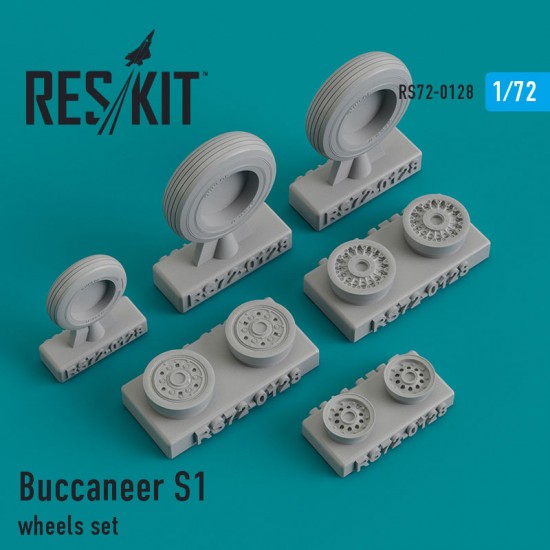 1/72 Buccaneer S1 Wheels set for Airfix kits