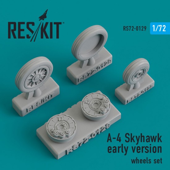 1/72 A-4 Skyhawk Early Version Wheels set for Airfix/Fujimi/Italeri/Esci kits