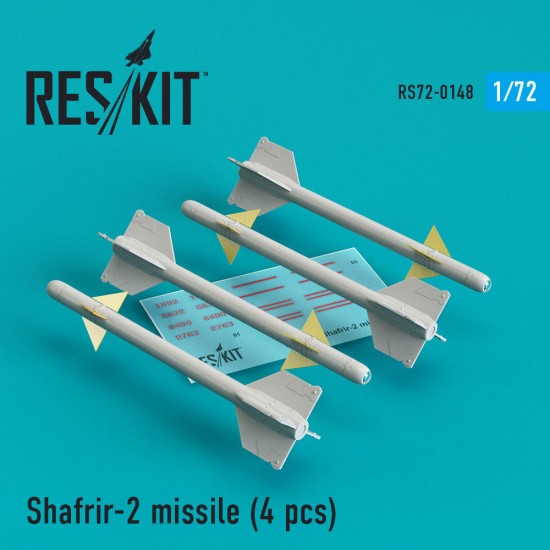 1/72 Shafrir-2 Missile (4pcs) for AML/Special hobby/Azur/ kits