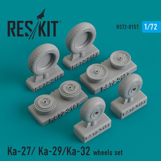 1/72 Ka-27/ Ka-29/Ka-32 Wheels set for Zvezda/Hobby Boss kits