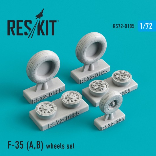 1/72 F-35 A/B Wheels set for Hasegawa/Academy/Italeri/Fujimi kits