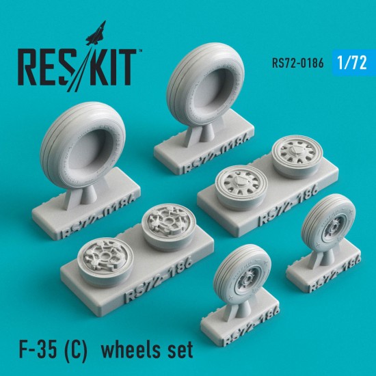 1/72 F-35 C Wheels set for Kitty Hawk/Orange Model kits