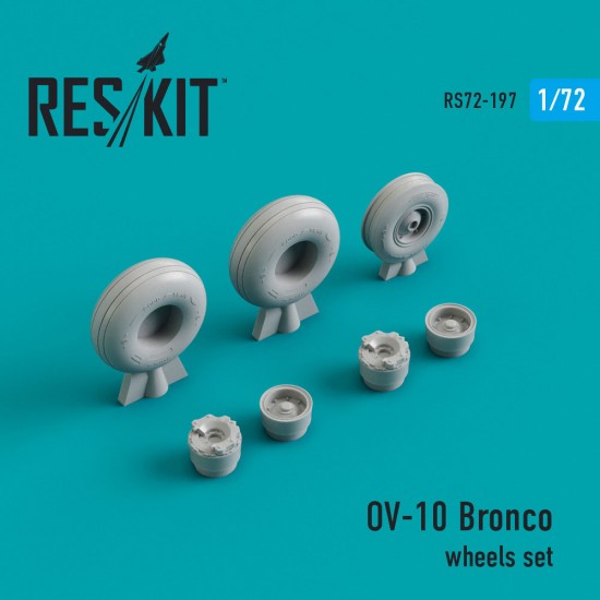 1/72 OV-10 Bronco Wheels set for Hasegawa/Academy/Airfix/Revell kits