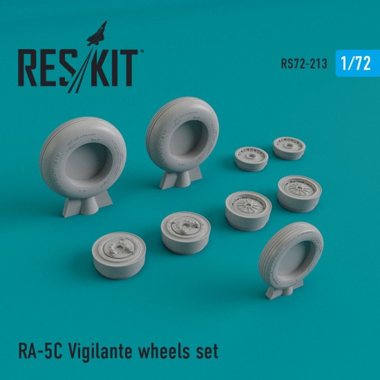 1/72 RA-5 Vigilante Wheels set for Trumpeter/Hasegawa kits